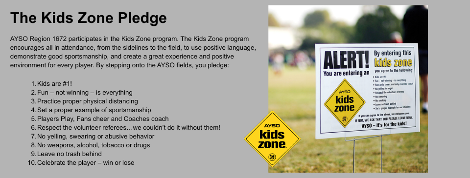 Kids Zone Pledge